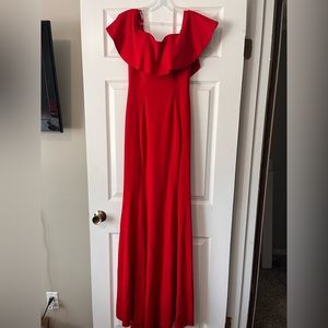 Ed Young Red Prom Dress